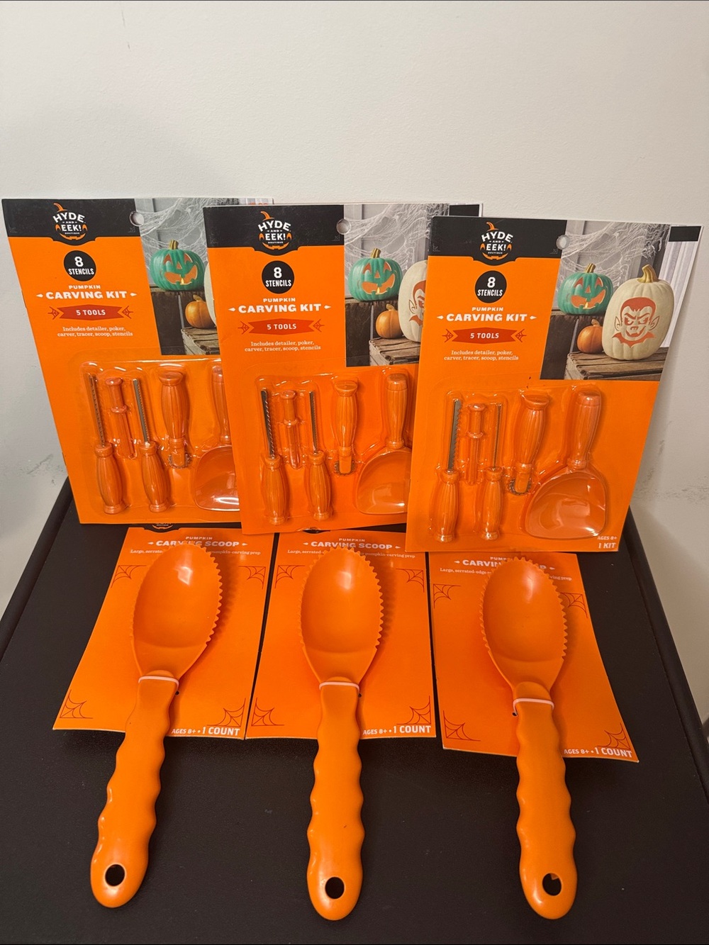 Hyde & EEK! Pumpkin Carving Kits & Scoops New